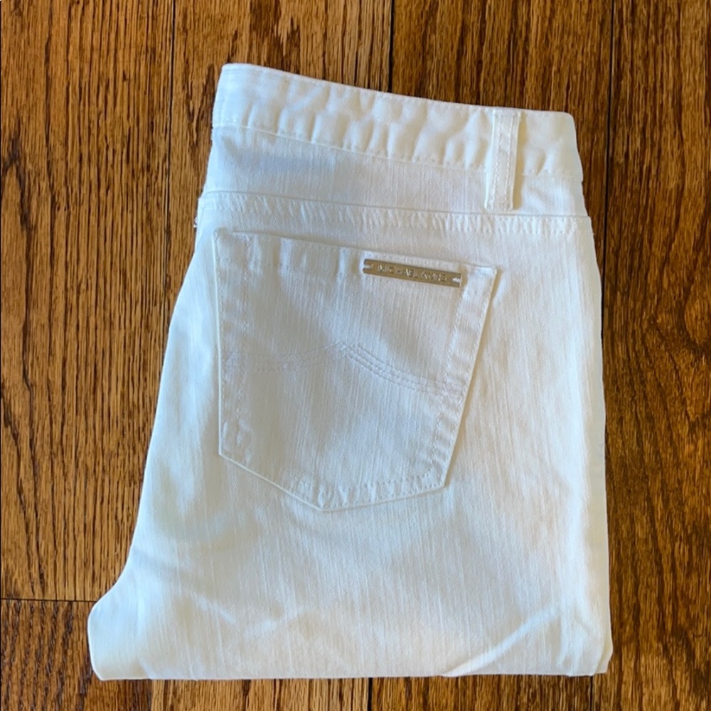 Michael Kors White Cropped Jeans, size 4